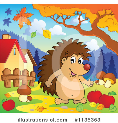Hedgehog Clipart #1135363 by visekart