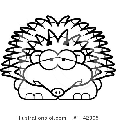 Hedgehog Clipart #1142095 by Cory Thoman