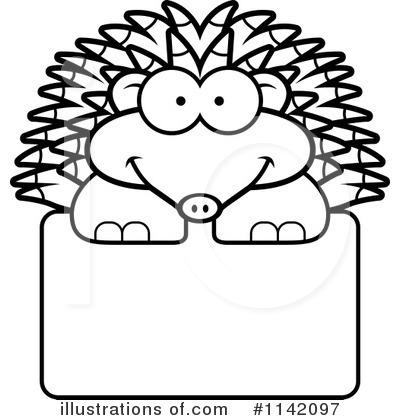 Royalty-Free (RF) Hedgehog Clipart Illustration by Cory Thoman - Stock Sample #1142097
