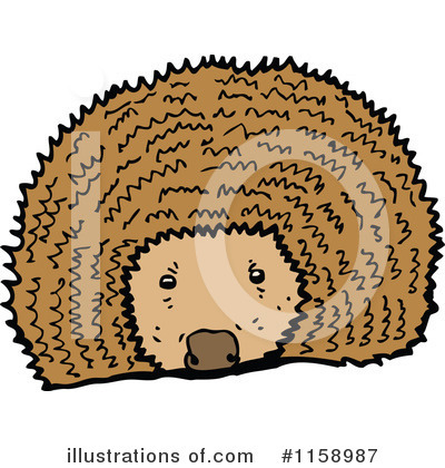 Hedgehog Clipart #1158987 by lineartestpilot