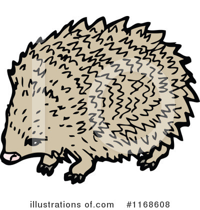 Royalty-Free (RF) Hedgehog Clipart Illustration by lineartestpilot - Stock Sample #1168608