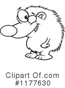 Hedgehog Clipart #1177630 by toonaday