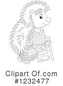 Hedgehog Clipart #1232477 by Alex Bannykh