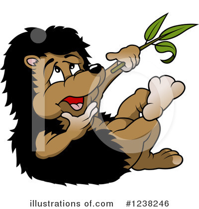Royalty-Free (RF) Hedgehog Clipart Illustration by dero - Stock Sample #1238246