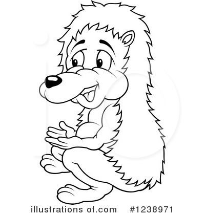 Royalty-Free (RF) Hedgehog Clipart Illustration by dero - Stock Sample #1238971
