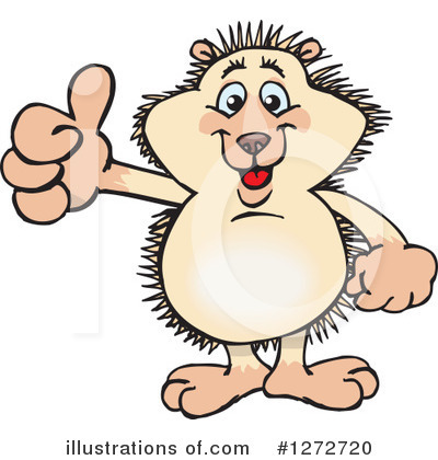 Hedgehog Clipart #1272720 by Dennis Holmes Designs
