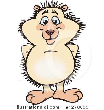 Royalty-Free (RF) Hedgehog Clipart Illustration by Dennis Holmes Designs - Stock Sample #1278835