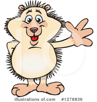Hedgehog Clipart #1278836 by Dennis Holmes Designs