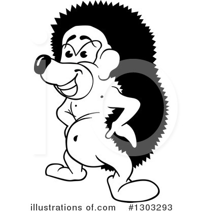 Hedgehog Clipart #1303293 by dero
