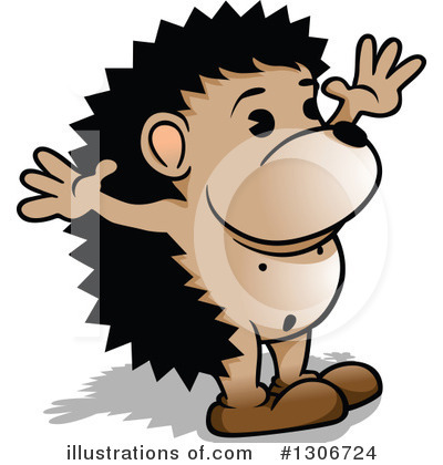 Royalty-Free (RF) Hedgehog Clipart Illustration by dero - Stock Sample #1306724