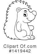 Hedgehog Clipart #1419442 by visekart