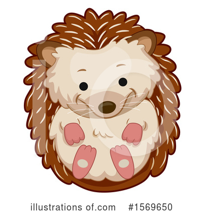 Royalty-Free (RF) Hedgehog Clipart Illustration by BNP Design Studio - Stock Sample #1569650