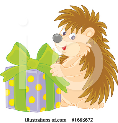 Royalty-Free (RF) Hedgehog Clipart Illustration by Alex Bannykh - Stock Sample #1688672