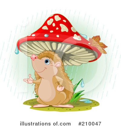Hedgehog Clipart #210047 by Pushkin