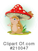 Hedgehog Clipart #210047 by Pushkin