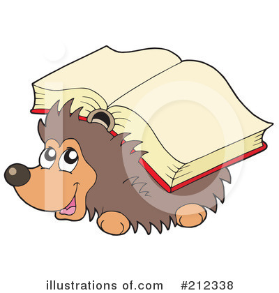 Royalty-Free (RF) Hedgehog Clipart Illustration by visekart - Stock Sample #212338