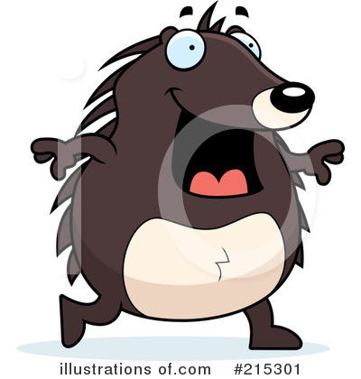 Royalty-Free (RF) Hedgehog Clipart Illustration by Cory Thoman - Stock Sample #215301