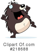 Hedgehog Clipart #218688 by Cory Thoman