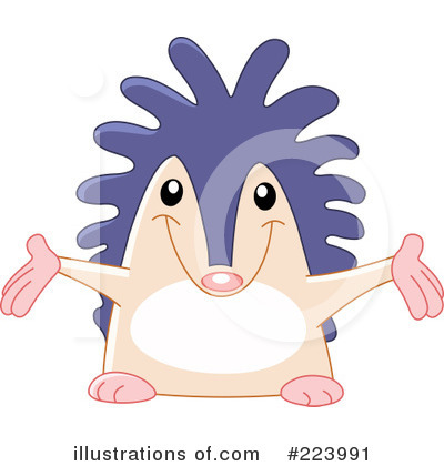 Royalty-Free (RF) Hedgehog Clipart Illustration by yayayoyo - Stock Sample #223991