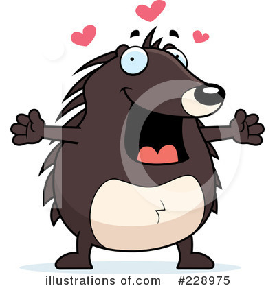 Royalty-Free (RF) Hedgehog Clipart Illustration by Cory Thoman - Stock Sample #228975