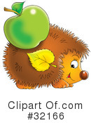 Hedgehog Clipart #32166 by Alex Bannykh