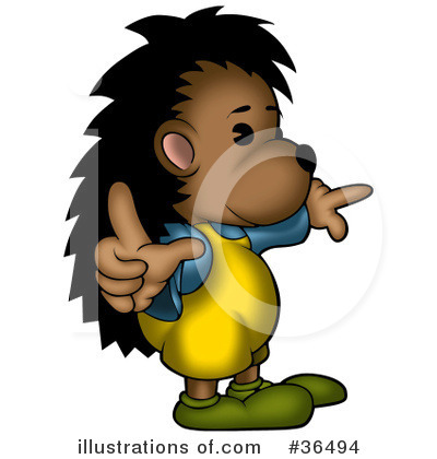Royalty-Free (RF) Hedgehog Clipart Illustration by dero - Stock Sample #36494