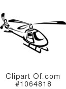 Helicopter Clipart #1064818 by Vector Tradition SM