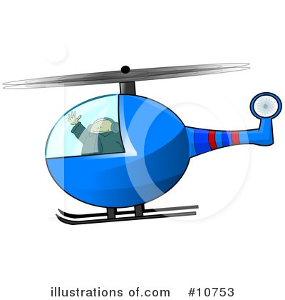 Helicopter Clipart #10753 by djart