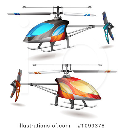 Royalty-Free (RF) Helicopter Clipart Illustration by merlinul - Stock Sample #1099378