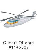 Helicopter Clipart #1145607 by patrimonio