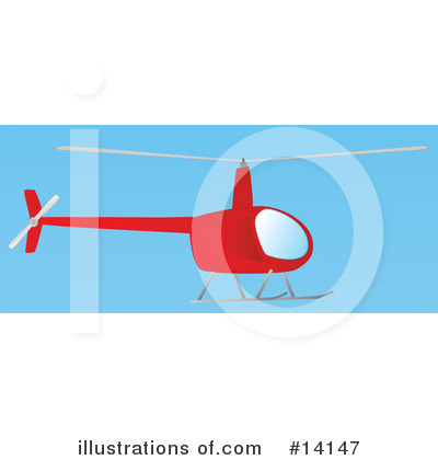 Royalty-Free (RF) Helicopter Clipart Illustration by Rasmussen Images - Stock Sample #14147