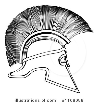 Royalty-Free (RF) Helmet Clipart Illustration by AtStockIllustration - Stock Sample #1108088