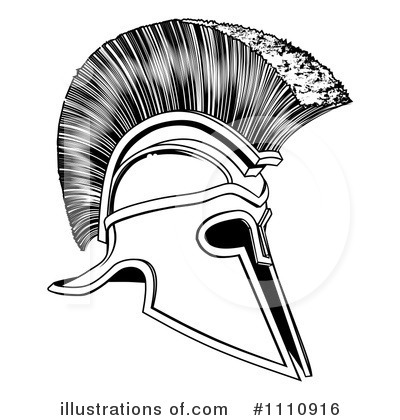 Royalty-Free (RF) Helmet Clipart Illustration by AtStockIllustration - Stock Sample #1110916