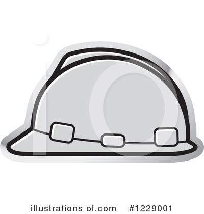 Hardhat Clipart #1229001 by Lal Perera