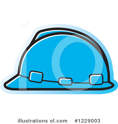 Hardhat Clipart #1229003 by Lal Perera