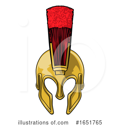 Spartan Helmet Clipart #1651765 by AtStockIllustration