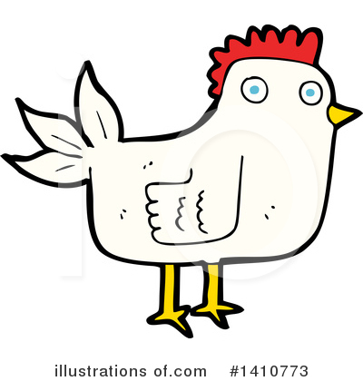 Royalty-Free (RF) Hen Clipart Illustration by lineartestpilot - Stock Sample #1410773