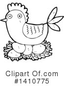 Hen Clipart #1410775 by lineartestpilot