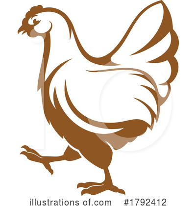 Hen Clipart #1792412 by Vector Tradition SM