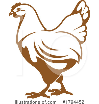 Hen Clipart #1794452 by Vector Tradition SM