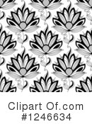 Henna Flower Clipart #1246634 by Vector Tradition SM