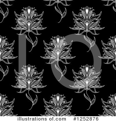 Royalty-Free (RF) Henna Flower Clipart Illustration by Vector Tradition SM - Stock Sample #1252876