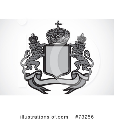 Royalty-Free (RF) Heraldic Clipart Illustration by BestVector - Stock Sample #73256