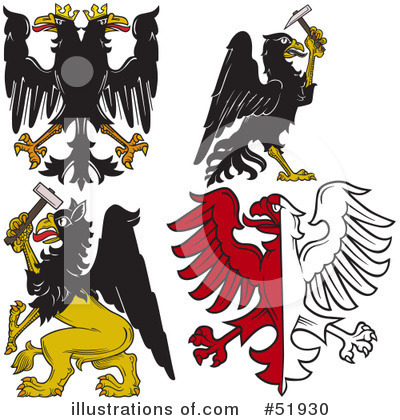 Royalty-Free (RF) Heraldry Clipart Illustration by dero - Stock Sample #51930