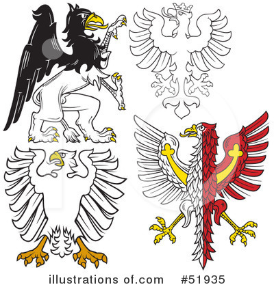 Royalty-Free (RF) Heraldry Clipart Illustration by dero - Stock Sample #51935
