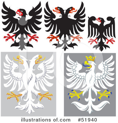Royalty-Free (RF) Heraldry Clipart Illustration by dero - Stock Sample #51940