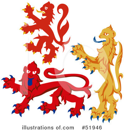 Royalty-Free (RF) Heraldry Clipart Illustration by dero - Stock Sample #51946