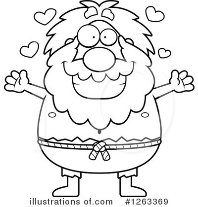 Royalty-Free (RF) Hermit Clipart Illustration by Cory Thoman - Stock Sample #1263369