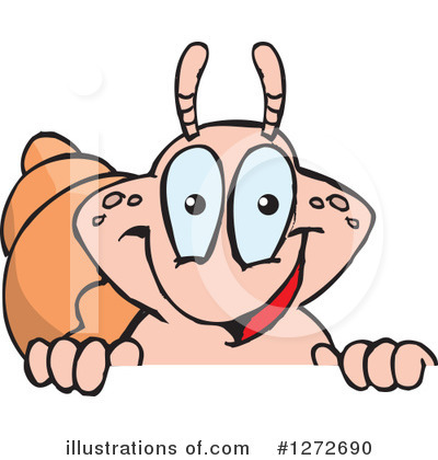 Royalty-Free (RF) Hermit Crab Clipart Illustration by Dennis Holmes Designs - Stock Sample #1272690