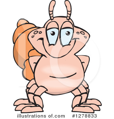 Royalty-Free (RF) Hermit Crab Clipart Illustration by Dennis Holmes Designs - Stock Sample #1278833